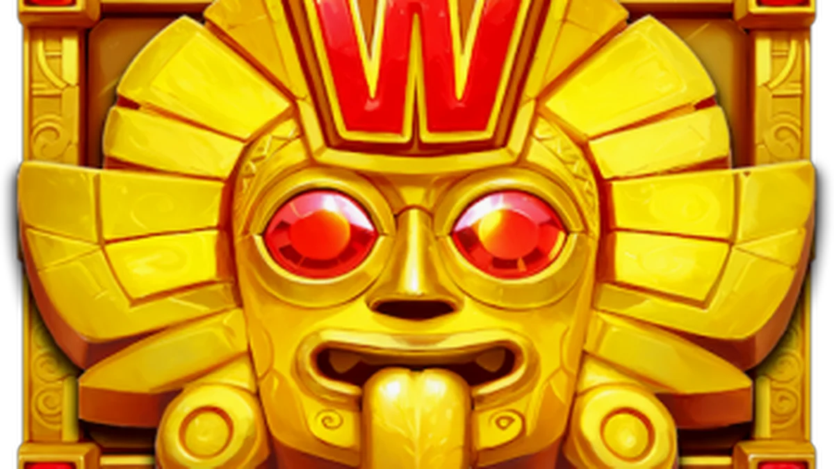Pemandangan hutan Aztec yang rimbun dengan gulungan slot Treasure Explorer di tengahnya
